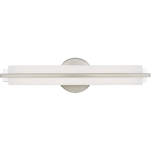 Livex Lighting Visby Collection 18W LED Brushed Nickel ADA Bath Vanity in Brushed Nickel 10352-91