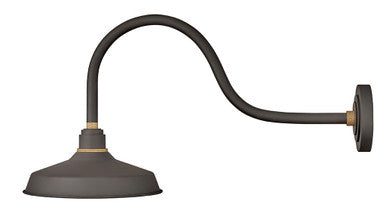 Hinkley Lighting Foundry Classic Large Gooseneck Barn Light Museum Bronze 10352MR