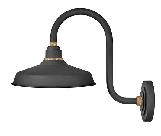 Hinkley Lighting Foundry Classic Small Tall Gooseneck Barn Light Textured Black 10362TK