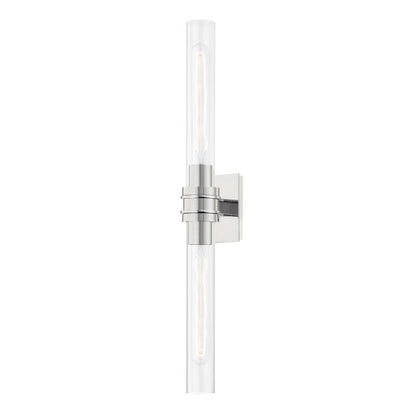 Hudson Valley Lighting Oakfield Wall Sconce in Polished Nickel 1042-PN