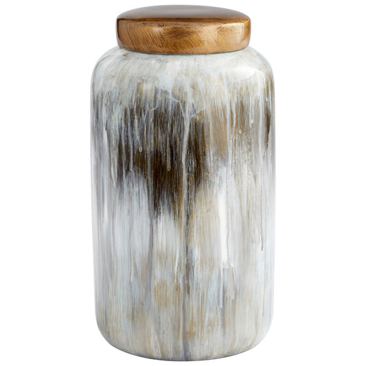 Cyan Design Spirit Drip Container in Olive Glaze - Small 10424