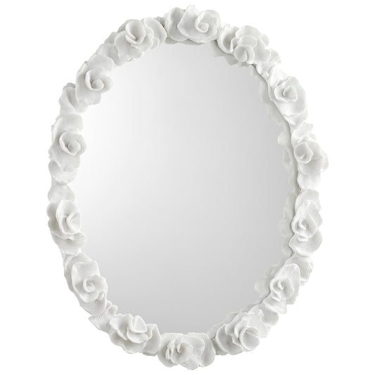 Cyan Design Gardenia Mirror in White 10498