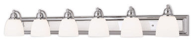 Livex Lighting Springfield Collection 6 Light Polished Chrome Bath Light in Polished Chrome 10506-05