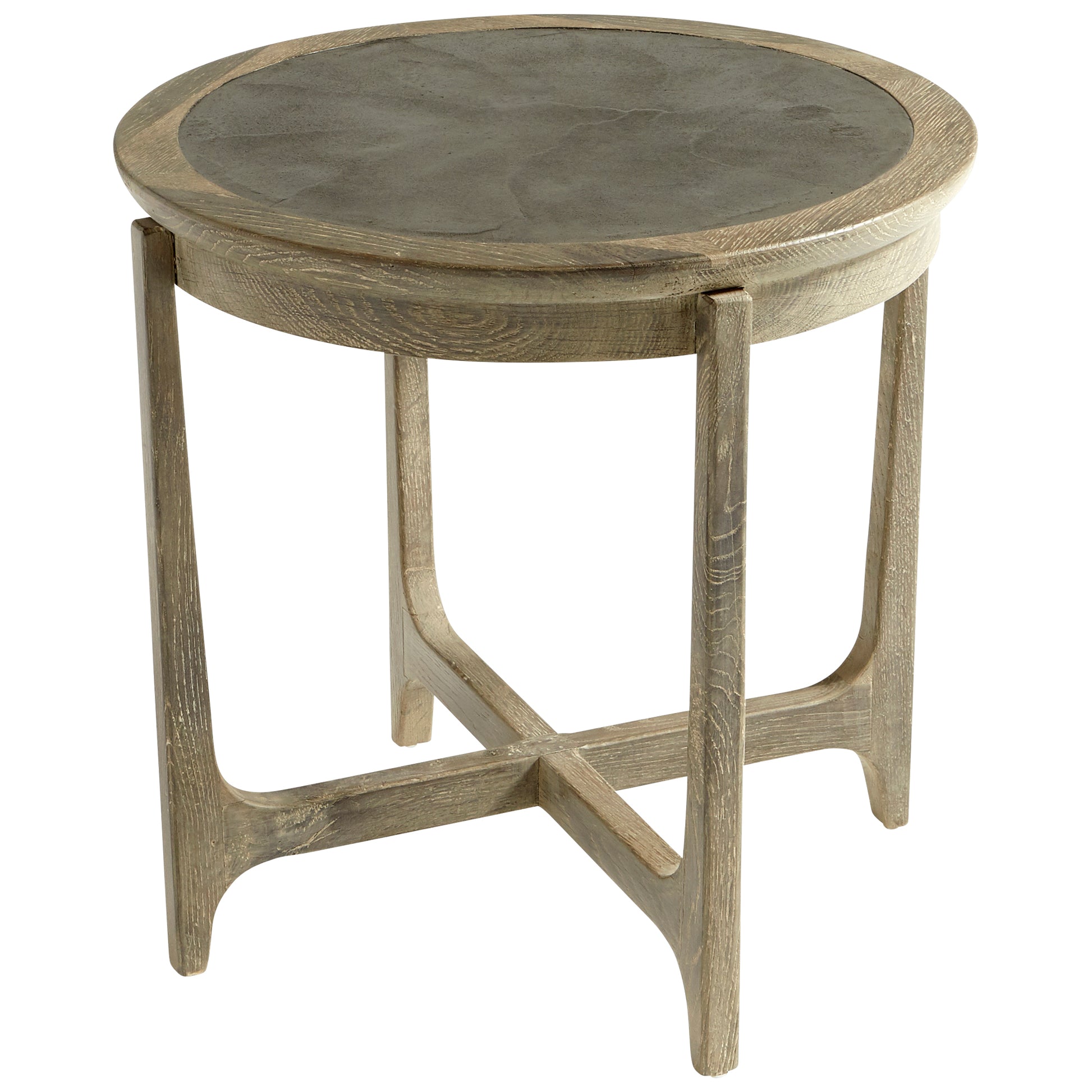 Cyan Design Ostia Side Table in Weathered Oak 10507