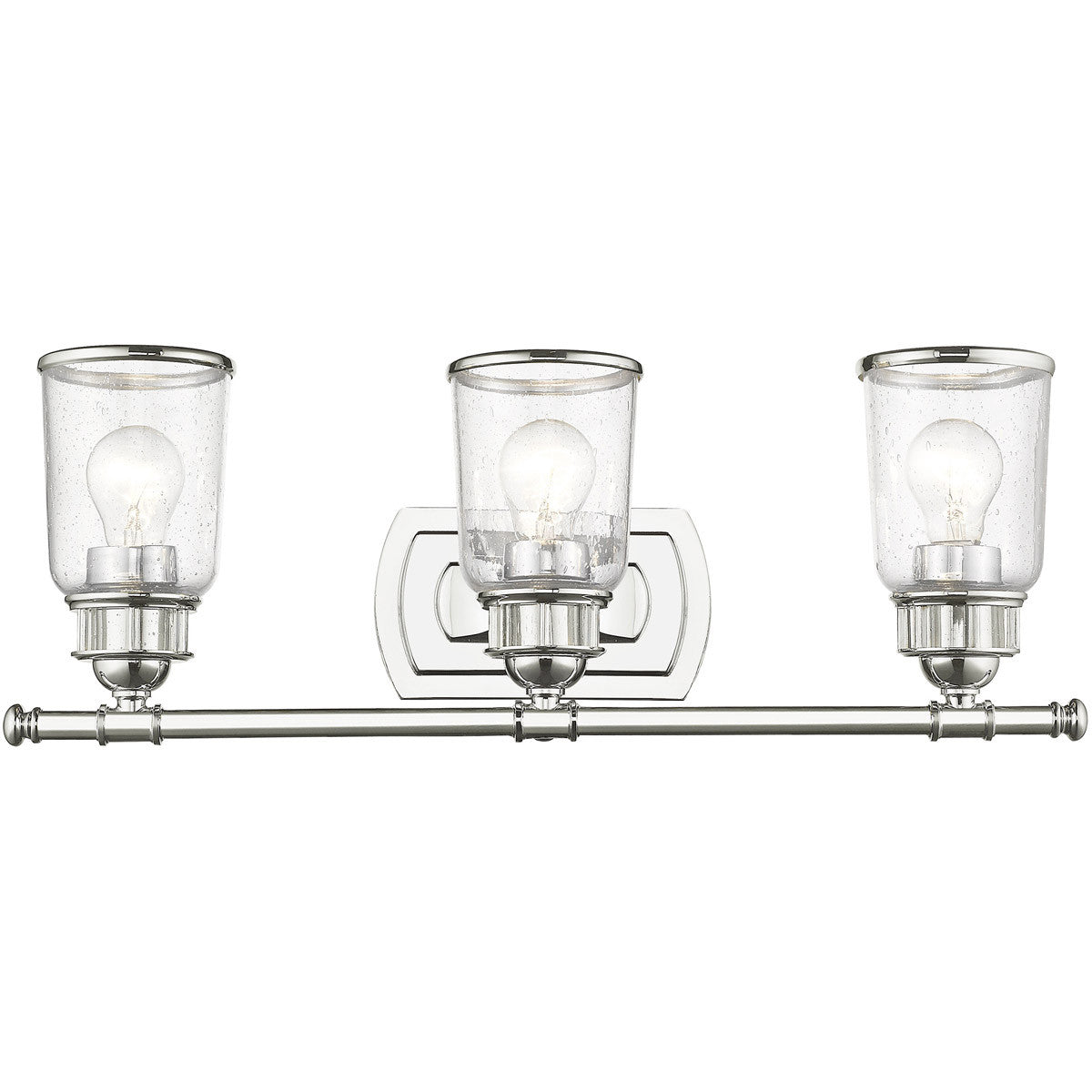 Livex Lighting Lawrenceville Collection 3 Lt CH Bath Vanity in Polished Chrome 10513-05