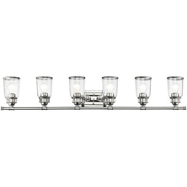 Livex Lighting Lawrenceville Collection 6 Lt CH Bath Vanity in Polished Chrome 10516-05