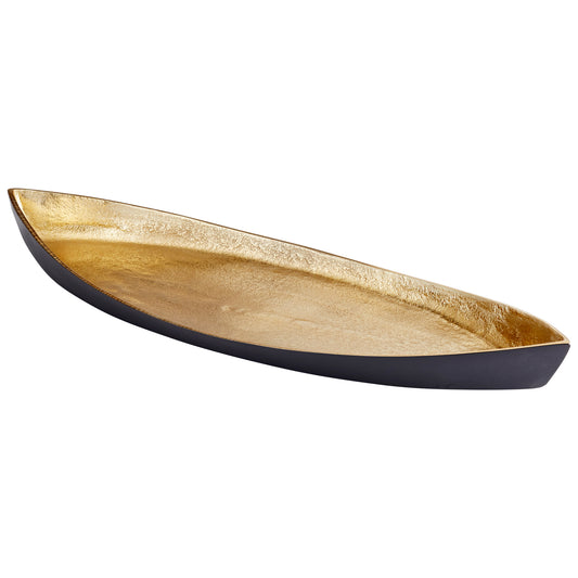 Cyan Design Alumbrar Tray in Matt Black And Gold - Medium 10619