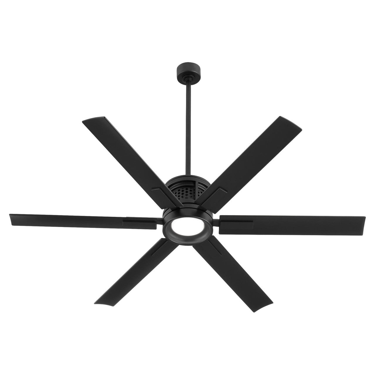 Quorum  Zeus 65" Fan - Matte Black 10656-59