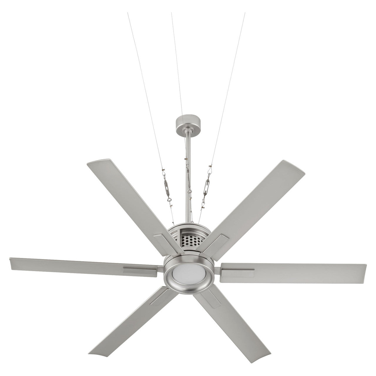 Quorum  Zeus 65" Fan - Satin Nickel 10656-65