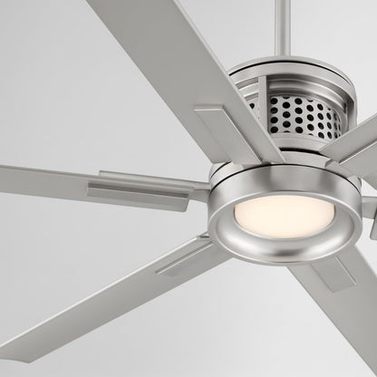 Quorum  Zeus 65" Fan - Satin Nickel 10656-65