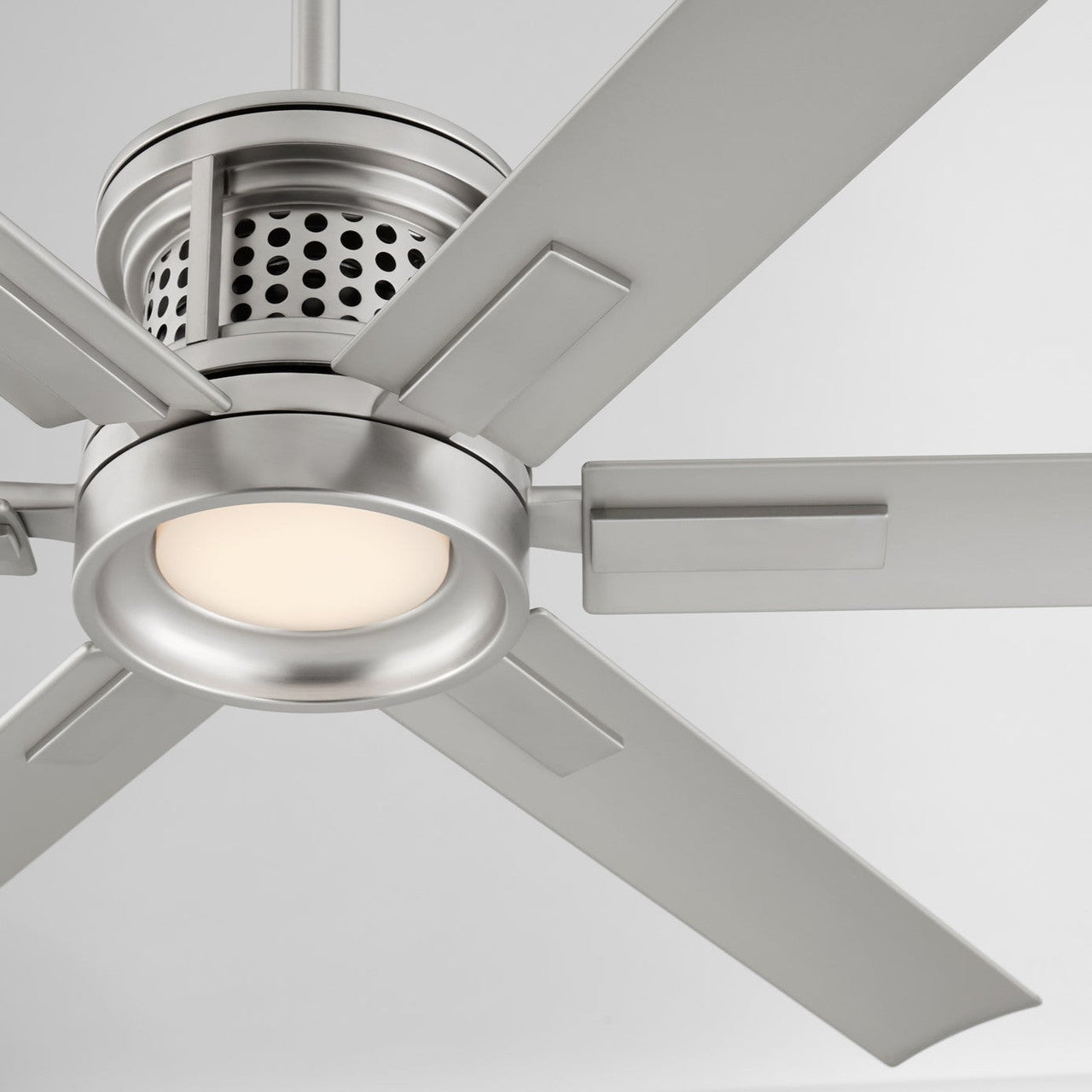 Quorum  Zeus 65" Fan - Satin Nickel 10656-65