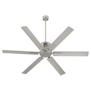 Quorum  Zeus 65" Fan - Satin Nickel 10656-65