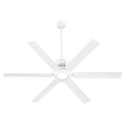 Quorum  Zeus 65" Fan - Studio White 10656-8