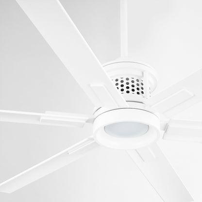 Quorum  Zeus 65" Fan - Studio White 10656-8