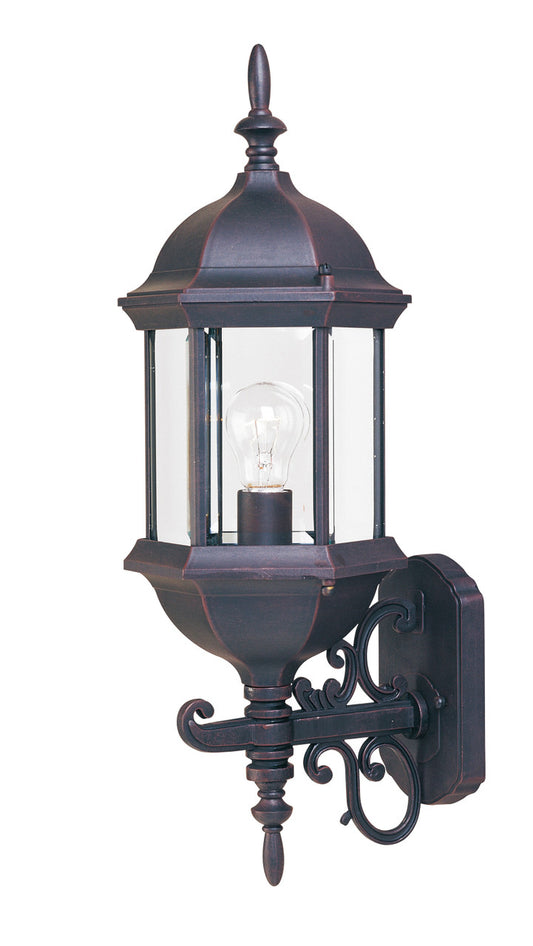 Maxim Builder Cast 1-Light Outdoor Wall Mount in Empire Bronze 1072CLEB