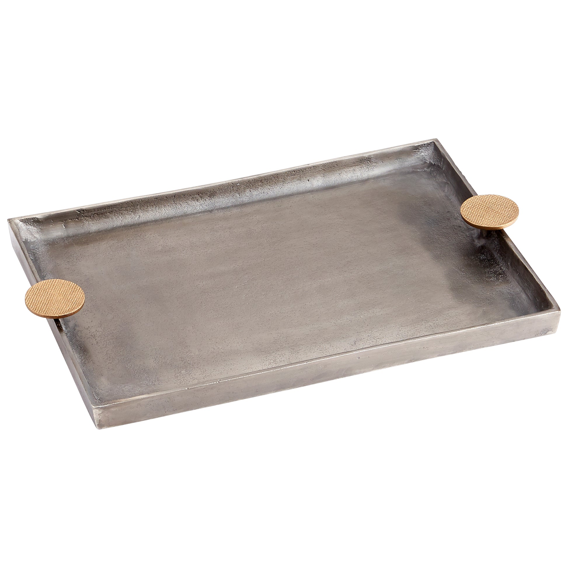 Cyan Design Obscura Tray in Silver And Gold - Medium 10737