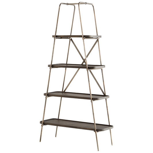 Cyan Design Fortress Etagere in Raw Iron And Grey 10773