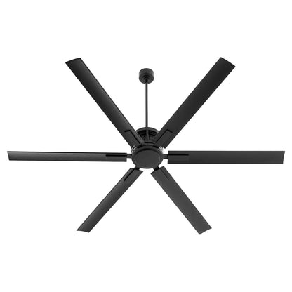 Quorum  Zeus 80" Fan - Matte Black 10806-59