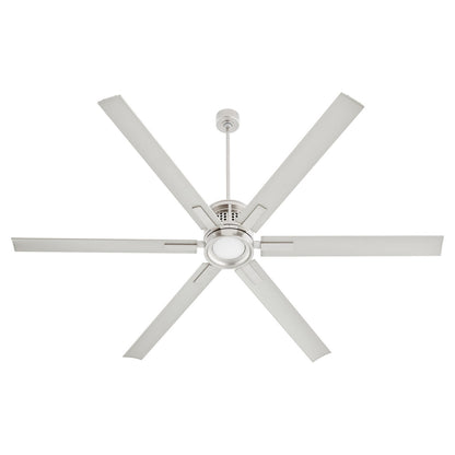 Quorum  Zeus 80" Fan - Satin Nickel 10806-65