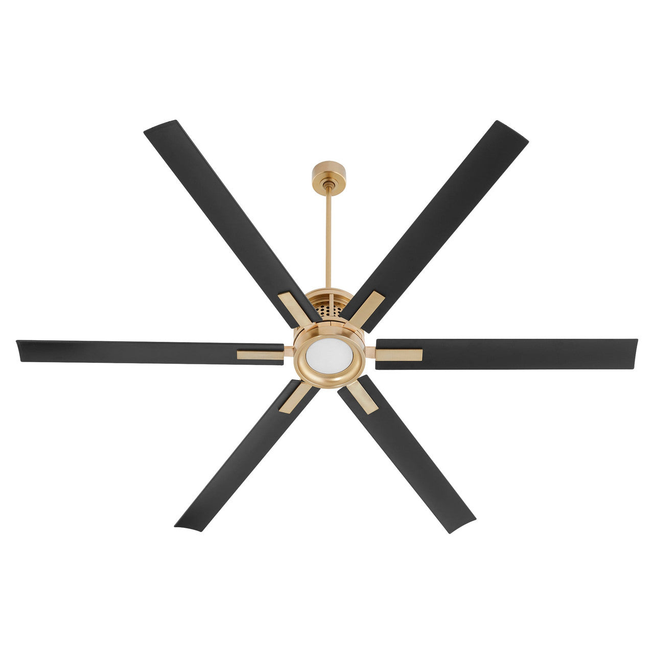 Quorum  Zeus 80" Fan - Aged Brass 10806-80