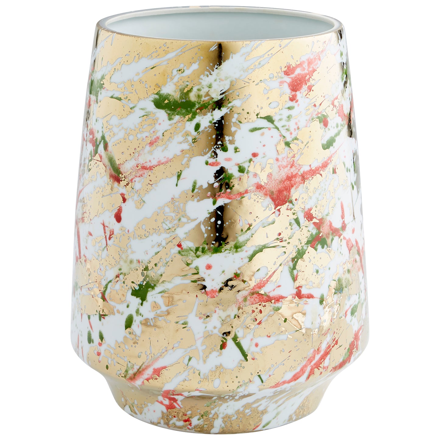 Cyan Design Ardent Splash Container in Multi-Color Glaze - Medium 10809