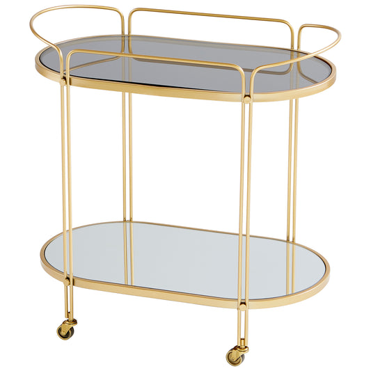 Cyan Design Motif Bar Cart in Gold 10838