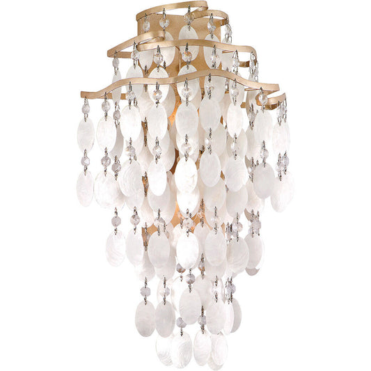 Corbett Lighting Dolce Wall Sconce in Champagne Leaf 109-12-CPL