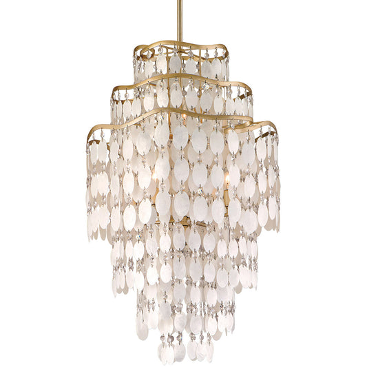 Corbett Lighting Dolce Chandelier in Champagne Leaf 109-47