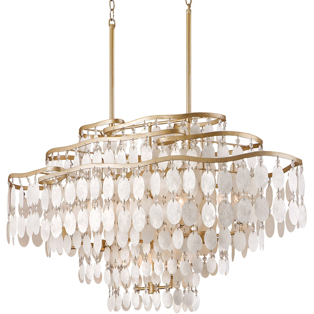 Corbett Lighting Dolce Linear in Champagne Leaf 109-512