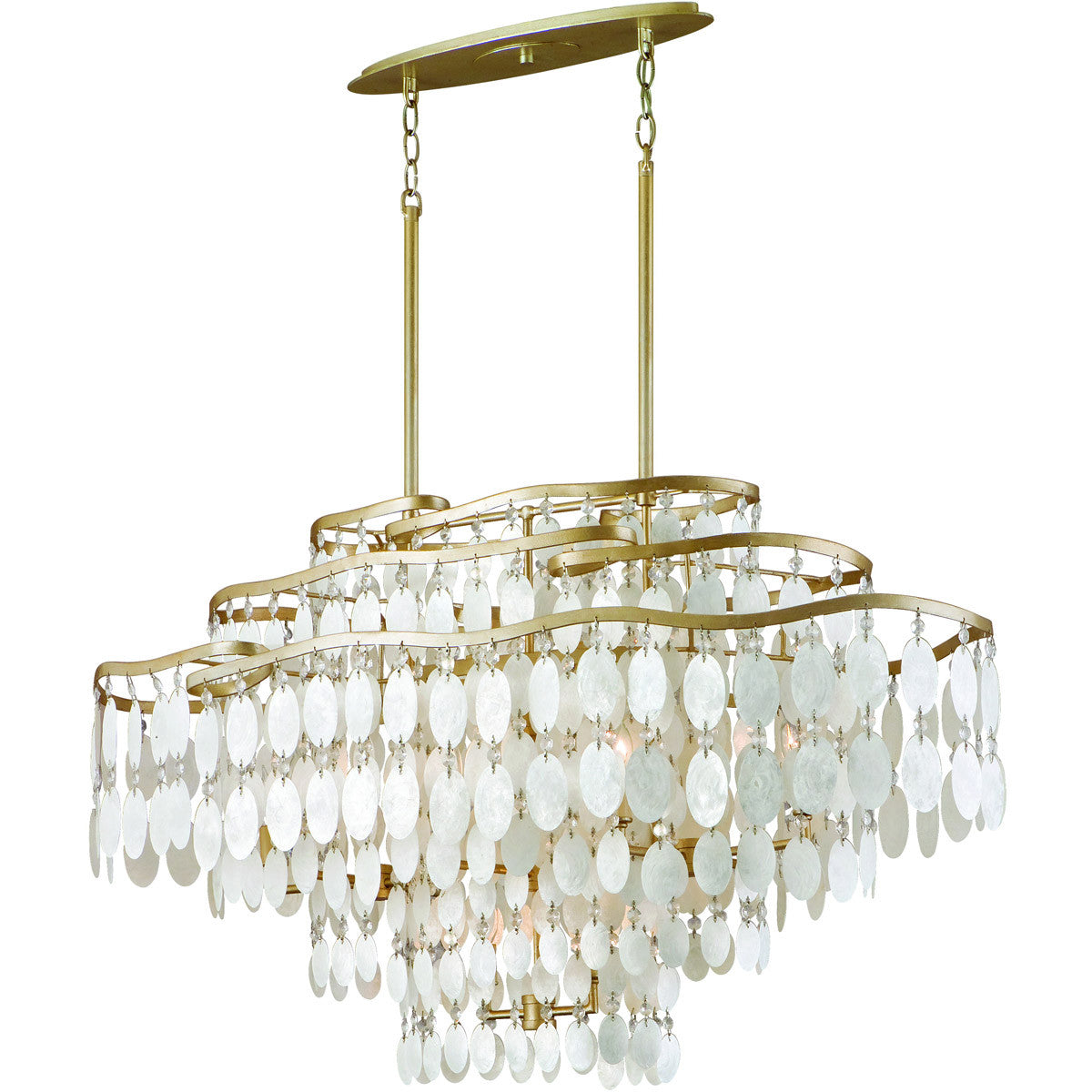 Corbett Lighting Dolce Linear in Champagne Leaf 109-512