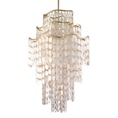 Corbett Lighting Dolce Chandelier in Champagne Leaf 109-719-CPL