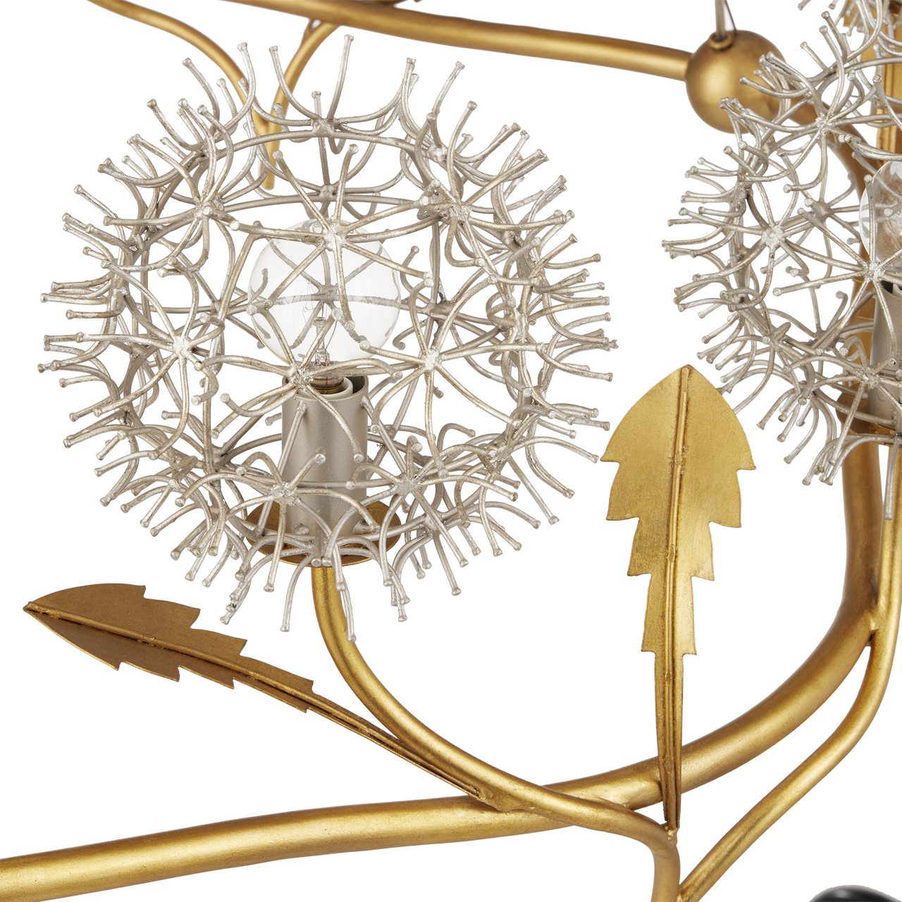 Currey & Co. Dandelion Silver & Gold Chandelier 9000-1080