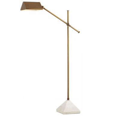 Currey & Co. Repertoire Brass Floor Lamp 8000-0134