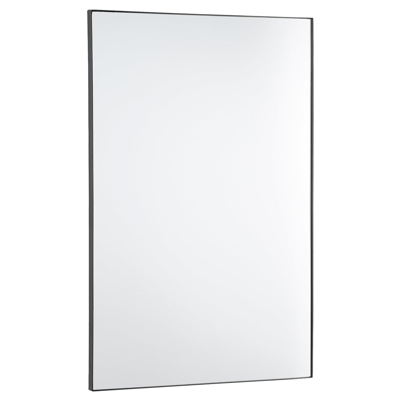 Quorum Mirror in Matte Black 11-2436-59