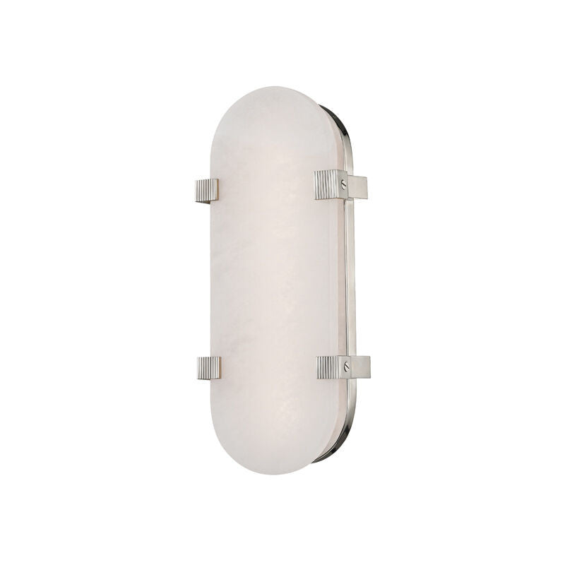 Hudson Valley Lighting Skylar Wall Sconce in Polished Nickel 1114-PN