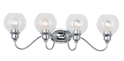 Maxim Ballord 4-Light Bath Vanity in Polished Chrome 1114CLPC