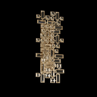 Allegri Crystal Vermeer 4 Light Wall Bracket in Brushed Champagne Gold 11192-038-FR001