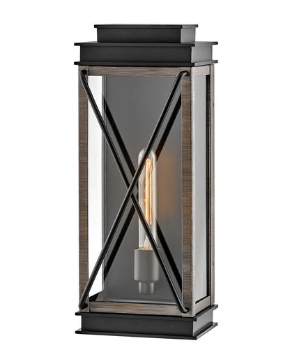 Hinkley Lighting Montecito Medium Wall Mount Lantern Black 11194BK