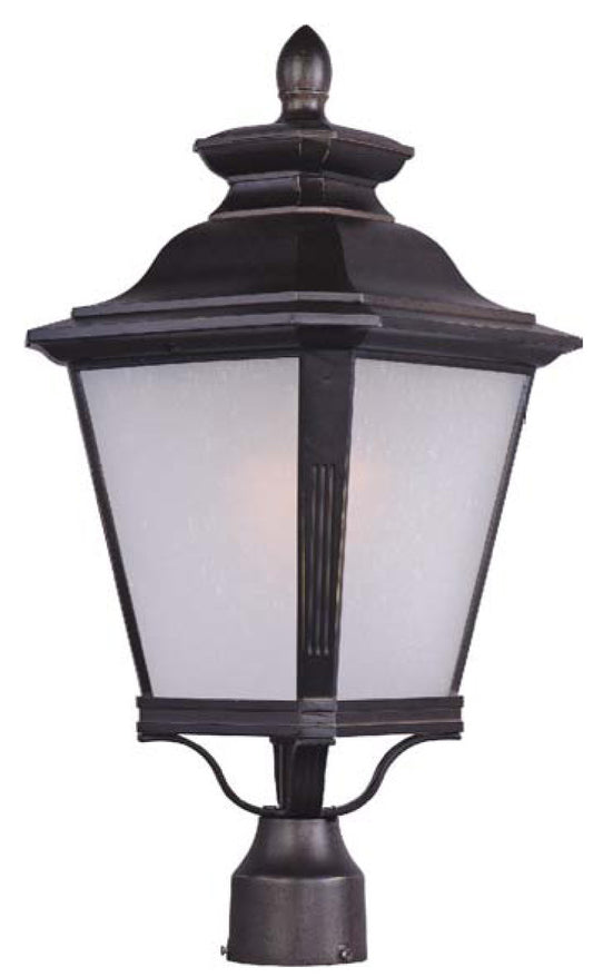 Maxim Knoxville 1-Light Outdoor Pole/Post Lantern in Bronze 1120FSBZ