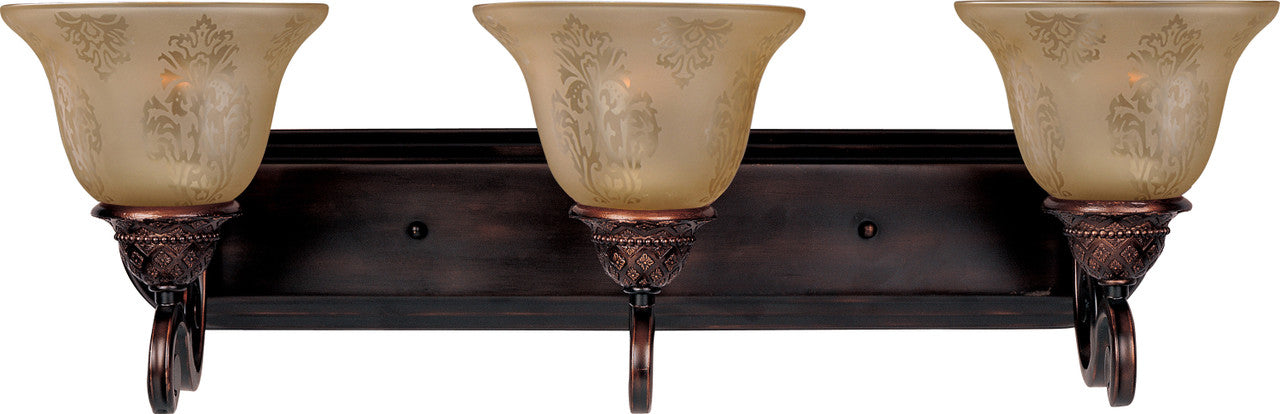 Maxim Symphony 3-Light Bath Vanity in Oil Rubbed Bronze 11232SAOI