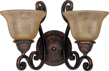 Maxim Symphony 2-Light Wall Sconce in Oil Rubbed Bronze 11247SAOI