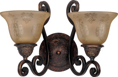 Maxim Symphony 2-Light Wall Sconce in Oil Rubbed Bronze 11247SAOI