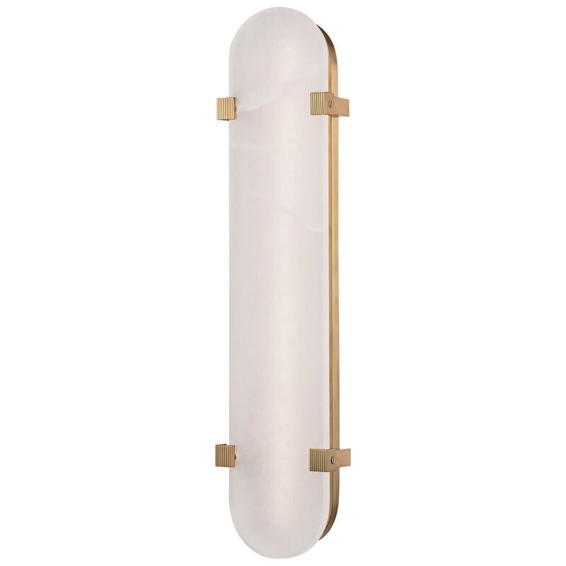 Hudson Valley Lighting Skylar Wall Sconce in Aged Brass 1125-AGB