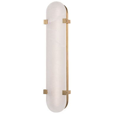 Hudson Valley Lighting Skylar Wall Sconce in Aged Brass 1125-AGB