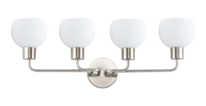 Maxim Coraline 4-Light Bath Vanity in Satin Nickel 11274SWSN