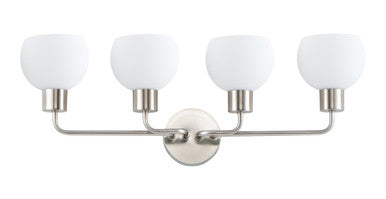 Maxim Coraline 4-Light Bath Vanity in Satin Nickel 11274SWSN