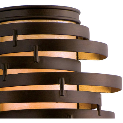 Corbett Lighting Vertigo Wall Sconce in Bronze And Gold Leaf 113-11