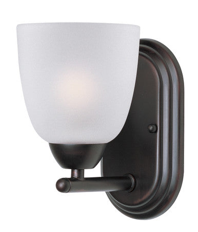 Maxim Axis 1-Light Wall Sconce in Oil Rubbed Bronze 11311FTOI