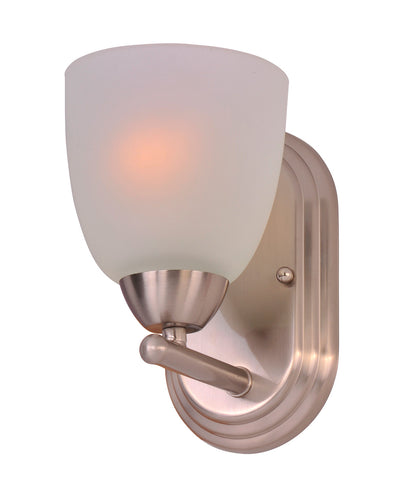 Maxim Axis 1-Light Wall Sconce in Satin Nickel 11311FTSN