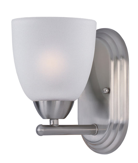 Maxim Axis 1-Light Wall Sconce in Satin Nickel 11311FTSN